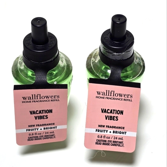White Barn Bath & body works vacation vibes wallflower refills Lot Of 2 Nwt - Picture 1 of 2
